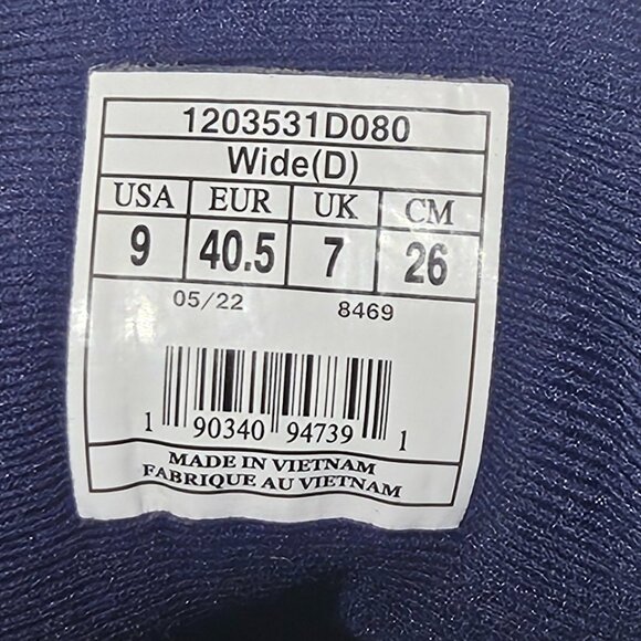 Brooks Adrenaline GTS 22 Women’s 9W Running Shoes Navy Pink - Picture 5 of 10